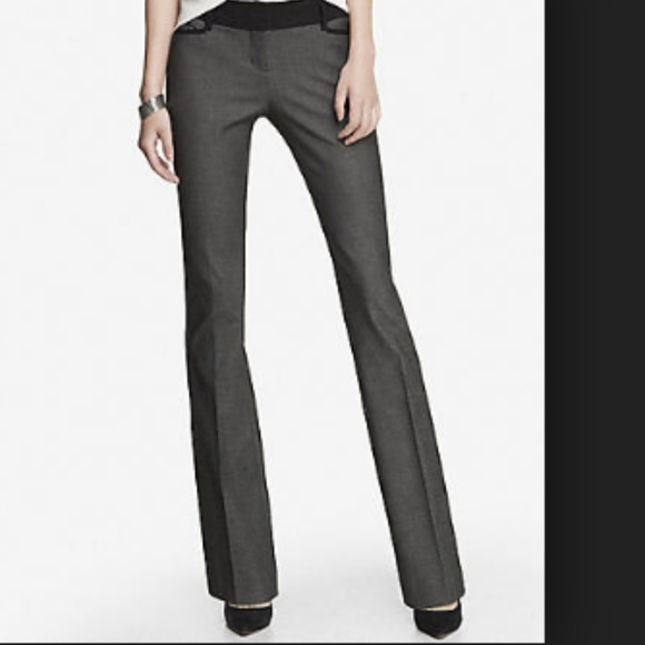 Express Pants - Express Low Rise Barely Boot Columnist Pant